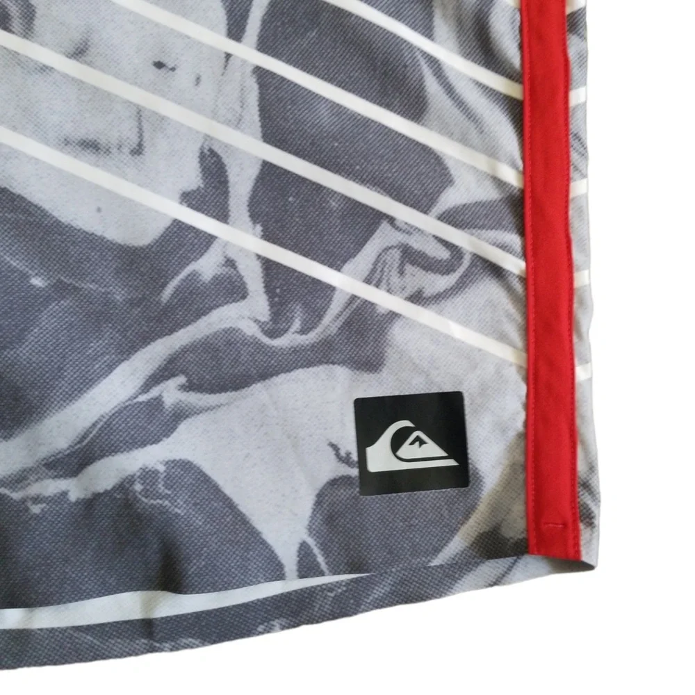 Quiksilver Men's Dryflight Highline Lava Slash Swim Board Shorts‎ Sz. 34